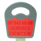 Вставка-лого_кольорова MUL-T-LOCK SERVICE CENTER RED (1000шт.)