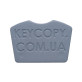 Вставка-лого_кольорова MUL-T-LOCK KEYCOPY GREY (1000шт.)