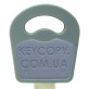 Вставка-лого_кольорова MUL-T-LOCK KEYCOPY GREY (1000шт.)