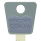 Вставка-лого_кольорова MUL-T-LOCK KEYCOPY GREY (1000шт.)