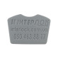 Вставка-лого_кольорова MUL-T-LOCK INTERLOCK GREY (1000шт.)