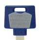 Вставка-лого_кольорова MUL-T-LOCK INTERLOCK GREY (1000шт.)