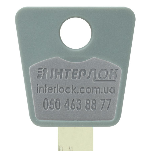Вставка-лого_кольорова MUL-T-LOCK INTERLOCK GREY (1000шт.)