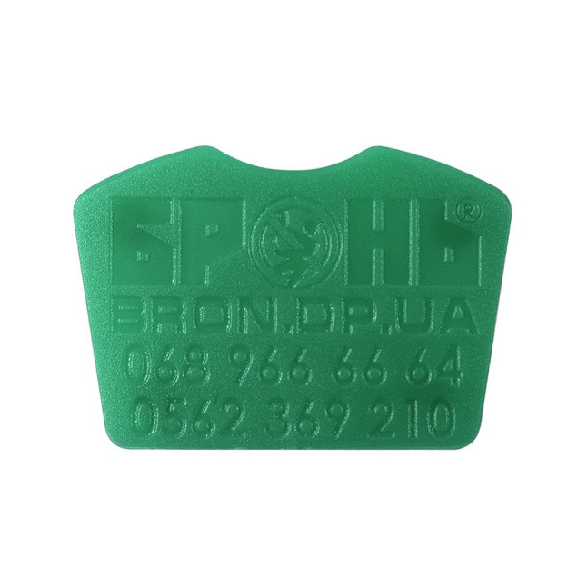 Вставка-лого_кольорова MUL-T-LOCK БРОНЬ GREEN (1000шт.)
