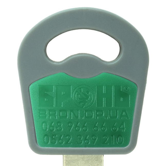 Вставка-лого_кольорова MUL-T-LOCK БРОНЬ GREEN (1000шт.)