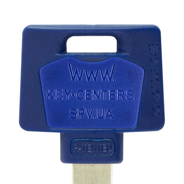 Вставка-лого_кольорова MUL-T-LOCK KEYCENTERS BLUE (50шт.)