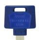 Вставка-лого_кольорова MUL-T-LOCK KEYCENTERS BLUE (50шт.)