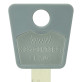 Вставка-лого_кольорова MUL-T-LOCK KEYCENTERS GREY (50шт.)