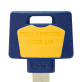 Вставка-лого_кольорова MUL-T-LOCK PIDZAMKOM YELLOW (1000шт.) Вставка-лого_кольорова MUL-T-LOCK PIDZAMKOM YELLOW (1000шт.)