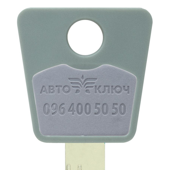 Вставка-лого_кольорова MUL-T-LOCK АВТО_КЛЮЧ GREY (1000шт.)