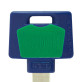 Вставка-лого_кольорова MUL-T-LOCK ЛОКСМАЙСТЕР GREEN (50шт.)