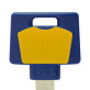 Вставка-лого_кольорова MUL-T-LOCK ЛОКСМАЙСТЕР YELLOW (50шт.)