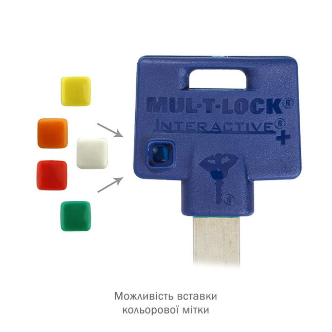 Комплект_ключів MUL-T-LOCK *INTERACTIVE+ 3KEY_47mm+CARD