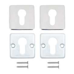 Щиток ROSTEX DESIGN H53 PZ SQUARE Хром_полірований 38-52мм накладне NEREZ_POLISHED Комплект Щиток ROSTEX DESIGN H53 PZ SQUARE Хром_полірований 38-52мм накладне NEREZ_POLISHED Комплект