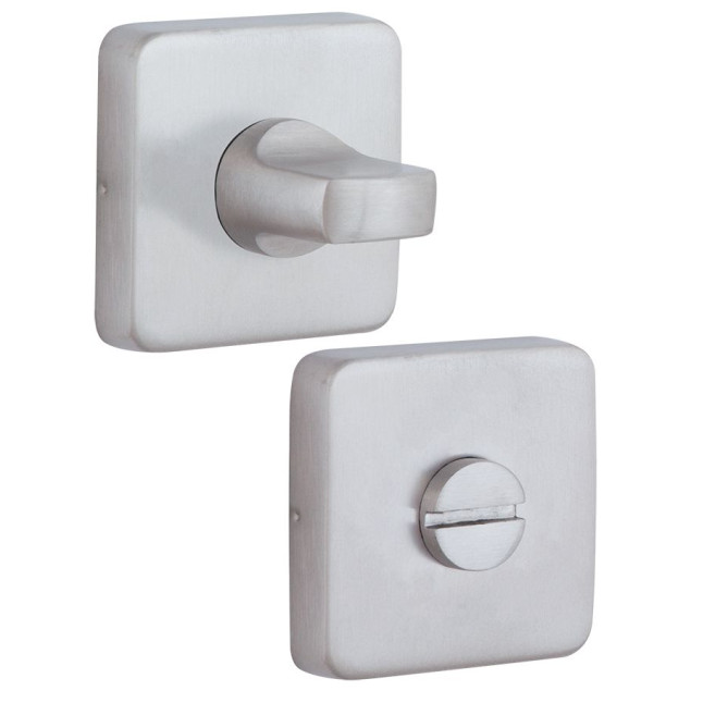 Щиток ROSTEX DESIGN H53 WC SQUARE Нерж.сталь_мат 38-52мм накладне NEREZ_MAT Комплект