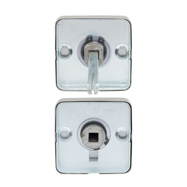 Щиток ROSTEX DESIGN H53 WC SQUARE Нерж.сталь_мат 38-52мм накладне NEREZ_MAT Комплект