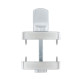 Щиток ROSTEX DESIGN H53 WC SQUARE Нерж.сталь_мат 38-52мм накладне NEREZ_MAT Комплект