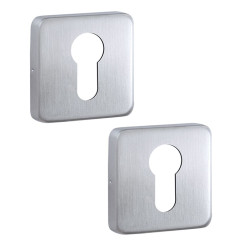 Щиток ROSTEX H50 PZ SQUARE нерж.сталь мат 38-52мм накладные NEREZ MAT комплект