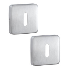 Щиток ROSTEX H50 BB SQUARE Нерж.сталь_мат 38-52мм накладне NEREZ_MAT Комплект