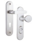 Фурнітура захисна ROSTEX *SOLID-PRO+ F fix-mov DIN PLATE 85мм Нерж.сталь_мат 13мм 56-70мм 4клас Slza/Solid NEREZ_MAT Комплект