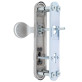 Фурнітура захисна ROSTEX *SOLID-PRO+ F fix-mov DIN PLATE 85мм Нерж.сталь_мат 13мм 56-70мм 4клас Slza/Solid NEREZ_MAT Комплект
