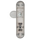 Фурнитура защитная ROSTEX *SOLID-PRO+ F fix-mov DIN PLATE 90мм нерж.сталь мат 13мм 56-70мм 4клас Slza/Solid NEREZ MAT комплект