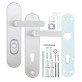 Фурнитура защитная ROSTEX *SOLID-PRO+ F mov-mov DIN PLATE 85мм нерж.сталь мат 13мм 56-70мм 4клас Solid NEREZ MAT комплект