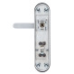 Фурнитура защитная ROSTEX *SOLID-PRO+ F mov-mov DIN PLATE 90мм нерж.сталь мат 13мм 56-70мм 4клас Solid NEREZ MAT комплект