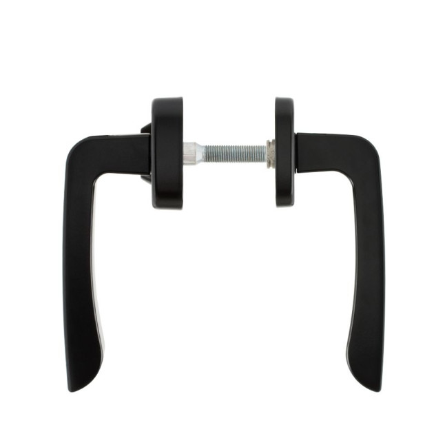 Фурнітура захисна ROSTEX *ASTRA R mov-mov DIN PLATE 90мм Фарба_чорна 22мм 38-55мм 3клас Astra BLACK_MAT Комплект
