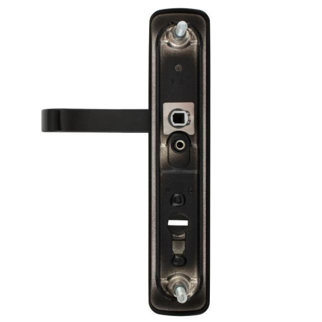 Фурнитура защитная ROSTEX *ASTRA R mov-mov DIN PLATE 85мм краска черная 22мм 38-55мм 3клас Astra BLACK MAT комплект