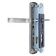 Фурнитура защитная ROSTEX *ASTRA R mov-mov DIN PLATE 92мм нерж.сталь мат 22мм 38-55мм 3клас Astra NEREZ MAT комплект