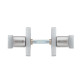 Фурнітура захисна ROSTEX *QUADRUM R/H mov-mov DIN SQUARE Нерж.сталь_мат 23мм 38-45мм 3клас Treviso NEREZ_MAT Комплект, кріплення ручки накладне
