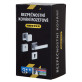 Фурнітура захисна ROSTEX *QUADRUM R/H mov-mov DIN SQUARE Нерж.сталь_мат 23мм 38-45мм 3клас Treviso NEREZ_MAT Комплект, кріплення ручки накладне