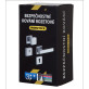 Фурнитура защитная ROSTEX *ROTONDUM R/S mov-mov DIN ROUND нерж.сталь мат 23мм 38-45мм 3клас Solid NEREZ MAT комплект EXTRA, крепления ручки накладные