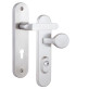 Фурнитура защитная ROSTEX *SOLID-PRO F fix-mov DIN PLATE 85мм нерж.сталь мат 13мм 38-52мм 3клас Slza/Solid NEREZ MAT комплект