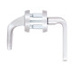 Фурнитура защитная ROSTEX *SOLID-PRO F fix-mov DIN PLATE 85мм нерж.сталь мат 13мм 38-52мм 3клас Slza/Solid NEREZ MAT комплект