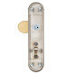 Фурнитура защитная ROSTEX *SOLID-PRO F fix-mov DIN PLATE 90мм нерж.сталь мат титан PVD 13мм 38-52мм 3клас Slza/Solid NEREZ MAT TI комплект