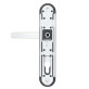 Фурнитура защитная Rostex Adlo Alufest EL1 fix-mov DIN Plate 90мм алюминий серебристый 22мм 40-50мм 3клас Oval/Adlo ALU комплект