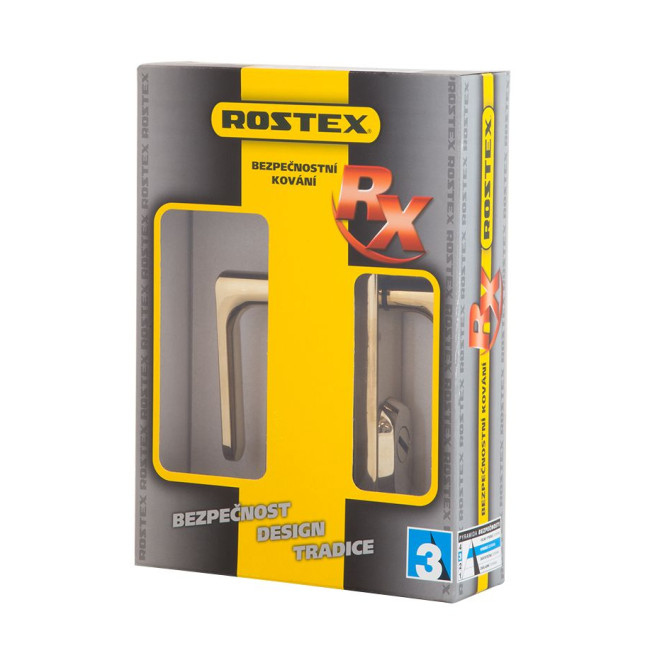 Фурнитура защитная ROSTEX EXСLUSIVE RX-40 mov-mov DIN PLATE 90мм титан PVD 22мм 40-50мм 3клас Exlcusive TI комплект