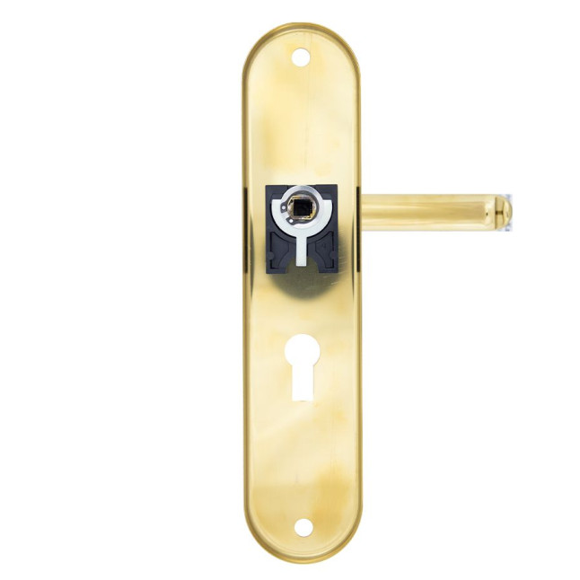 Фурнитура защитная ROSTEX UNIVERSAL R fix-mov DIN PLATE 85мм титан PVD 22мм 71-85мм 3клас Ovalne/Baryt TI комплект