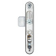 Фурнитура защитная ROSTEX BRAVO RX-40 fix-mov DIN PLATE 92мм нерж.сталь мат 22мм 76-85мм 2клас Bravo NEREZ MAT комплект