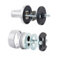 Фурнитура защитная Rostex *ROTONDUM R/S mov-mov DIN ROUND нерж.сталь мат 23мм 38-45мм 3клас Solid NEREZ MAT комплект