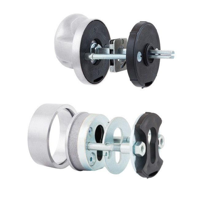 Фурнітура захисна ROSTEX *ROTONDUM R/S fix-mov DIN ROUND Нерж.сталь_мат 23мм 38-45мм 3клас Slza/Solid NEREZ_MAT Комплект Фурнітура захисна ROSTEX *ROTONDUM R/S fix-mov DIN ROUND Нерж.сталь_мат 23мм 38-45мм 3клас Slza/Solid NEREZ_MAT Комплект