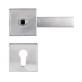 Фурнитура защитная Rostex *QUADRUM R/H fix-mov DIN SQUARE нерж.сталь мат 23мм 38-45мм 3клас Hranate/Treviso NEREZ MAT комплект