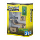 Фурнитура защитная Rostex *QUADRUM R/H mov-mov DIN SQUARE нерж.сталь мат титан PVD 23мм 38-45мм 3клас Treviso NEREZ MAT TI комплект