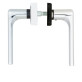 Фурнітура захисна ROSTEX 807 R mov-mov LEVER_KEY PLATE 85мм Хром_полірований 71-85мм 3клас 804 CR Комплект