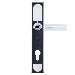 Фурнитура защитная ROSTEX R1/R4 R fix-mov DIN PLATE 92мм хром полированный 22мм 38-55мм 3клас Hranate/804 CR комплект