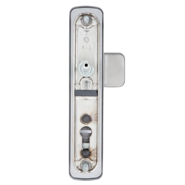 Фурнитура защитная ROSTEX *ASTRA R fix-mov DIN PLATE 90мм нерж.сталь мат 22мм 38-55мм 3клас Hranate/Astra NEREZ MAT комплект