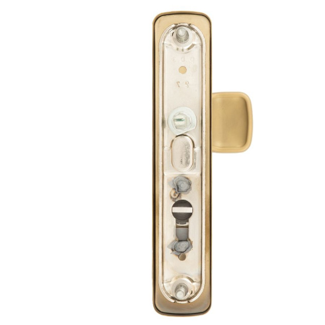 Фурнітура захисна ROSTEX *ASTRA R fix-mov DIN PLATE 90мм Титан_PVD_мат 22мм 38-55мм 3клас Hranate/Astra TI_MAT Комплект Фурнітура захисна ROSTEX *ASTRA R fix-mov DIN PLATE 90мм Титан_PVD_мат 22мм 38-55мм 3клас Hranate/Astra TI_MAT Комплект