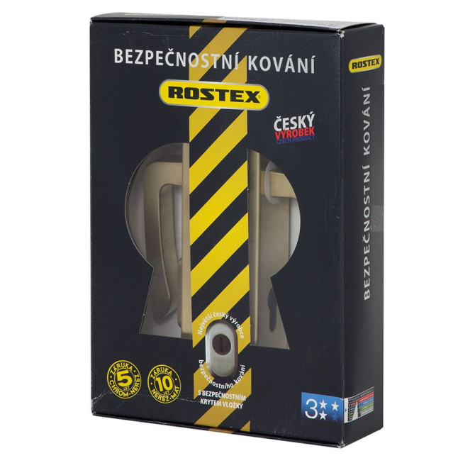 Фурнитура защитная Rostex *ASTRA R mov-mov DIN Plate 72мм титан PVD мат 22мм 38-55мм 3клас Astra TI MAT комплект
